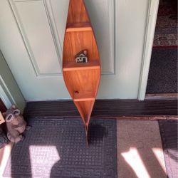 Adirondack Hanging Canoe Shelf