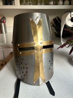 Crusader Great Helm Replica Helmet