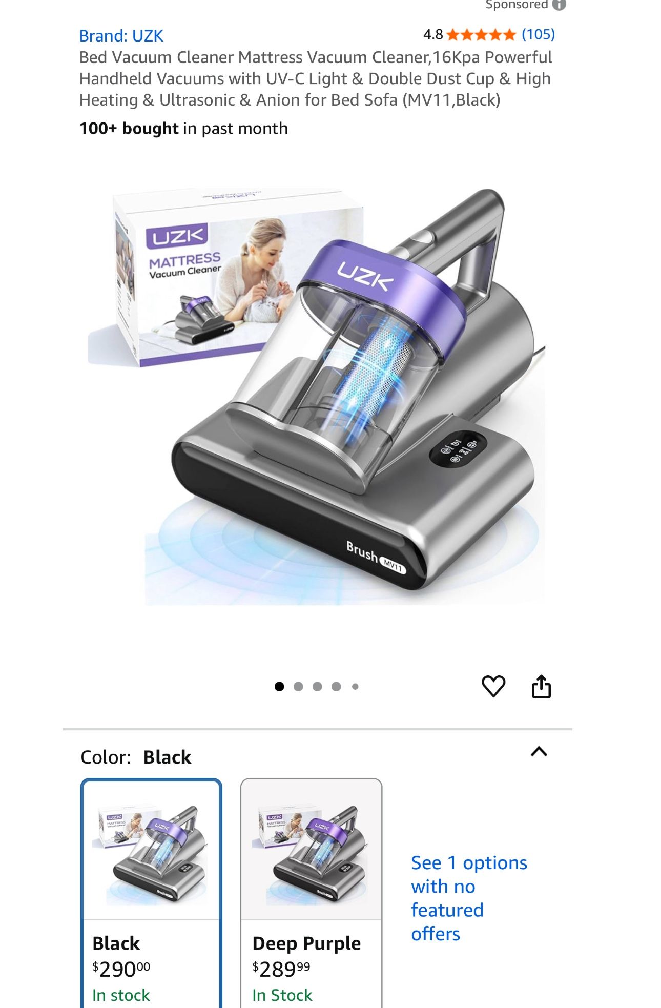 Bed Vacuum Cleaner
