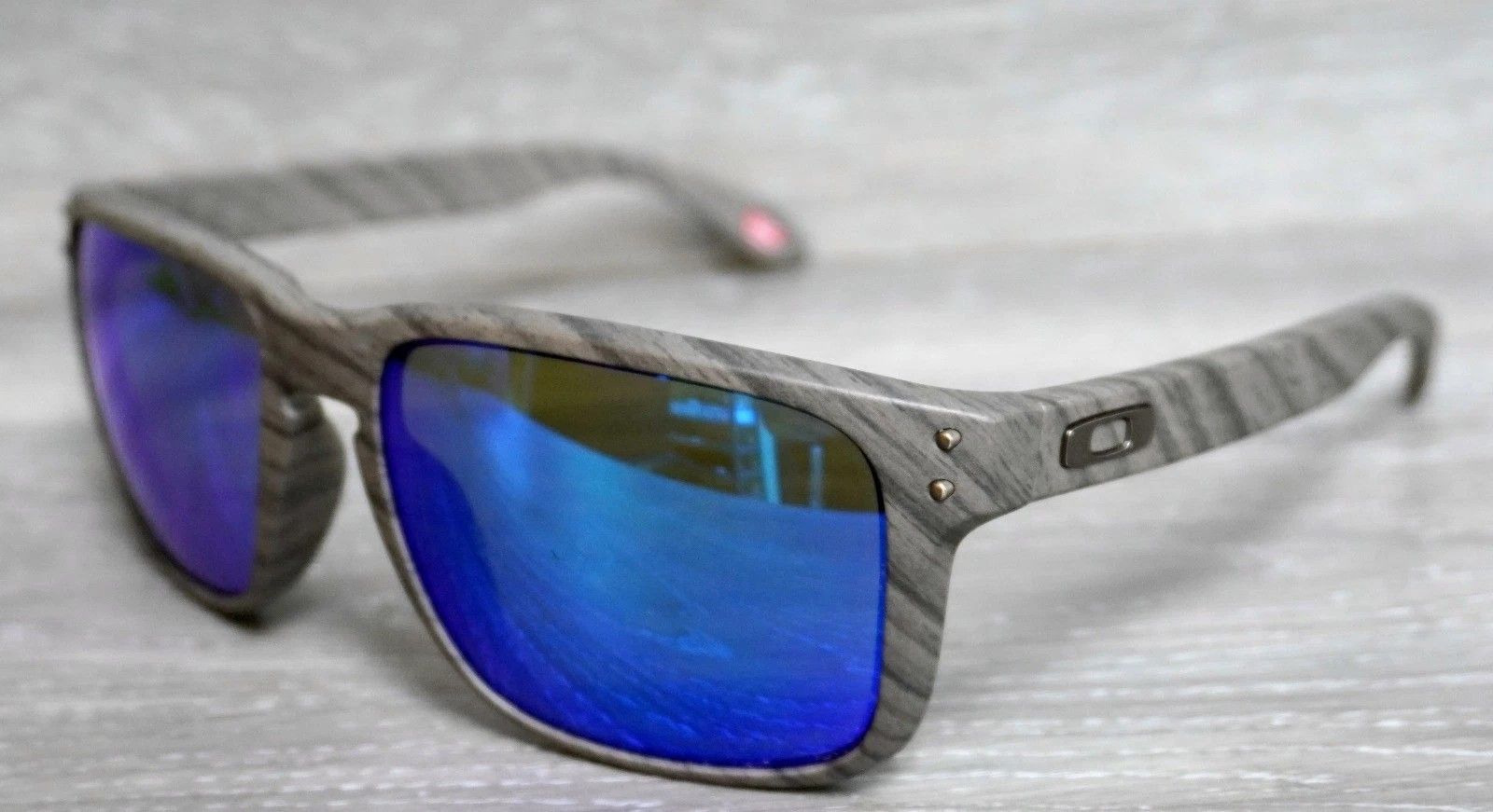 Oakley Holbrook XXL Gray Frame Blue Lens 61 mm Sunglasses OO9(contact info removed)