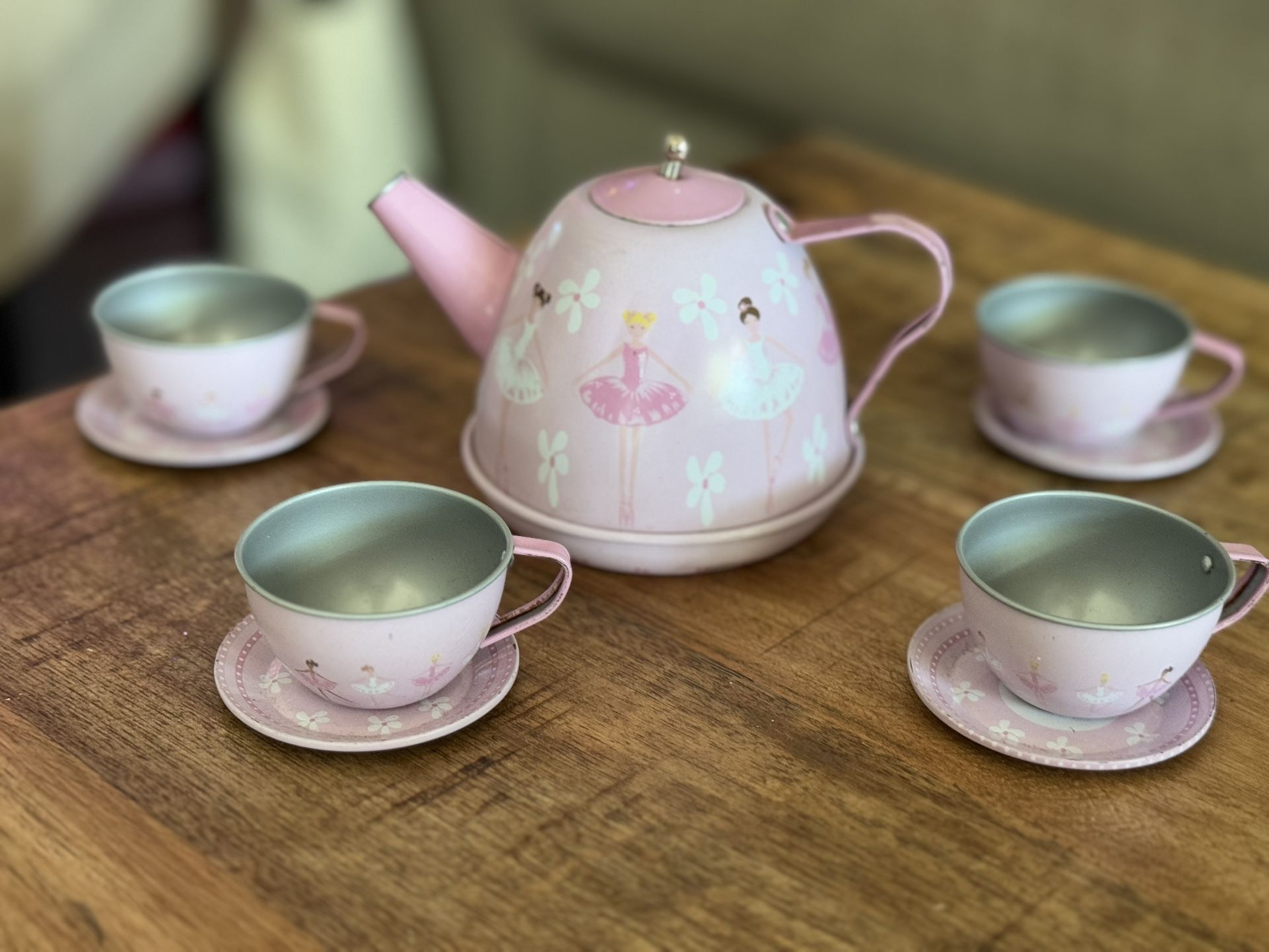 Pottery Barn Pink Ballerina 🩰 Tea Set