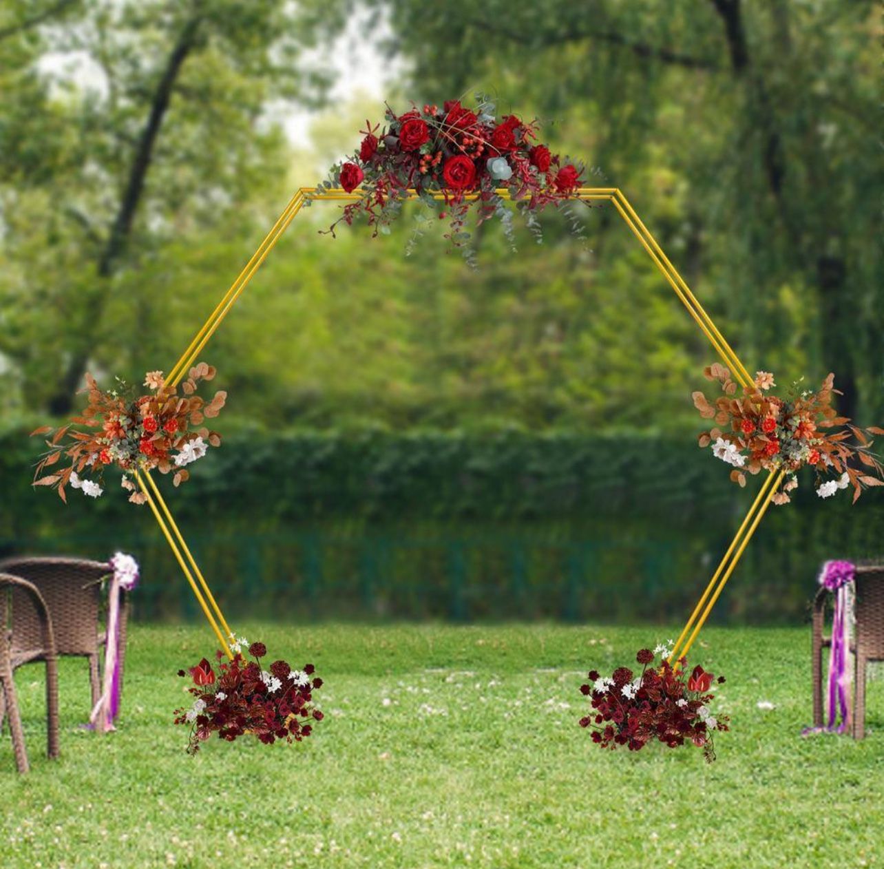 Octagon Wedding Arch