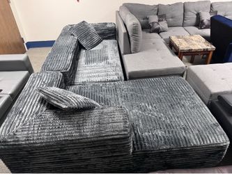 Boneless Couches for Living Room, L Shaped Comfy Cloud Modular Sectional Memory Foam Deep Seat Boneless Couch, No Assembly Required Boneless Sofa for