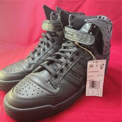 Adidas Jeremy Scott Hi Wings 4.0 Triple Black Basketball Shoes