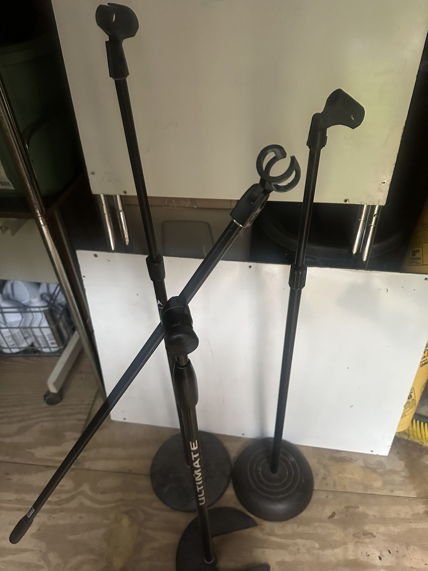 Microphone Stands and Amps