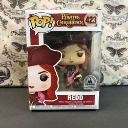 Pirates of the Caribbean Disney Parks Funko Pop Redd Vinyl Figure DAMAGED BOX