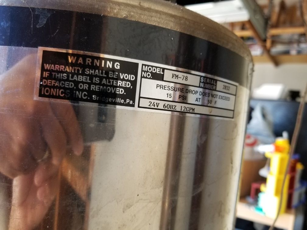 Ionics whole house water softener system for Sale in San Diego, CA
