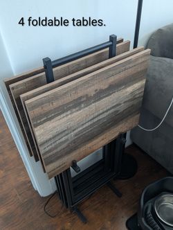 4 foldable tables