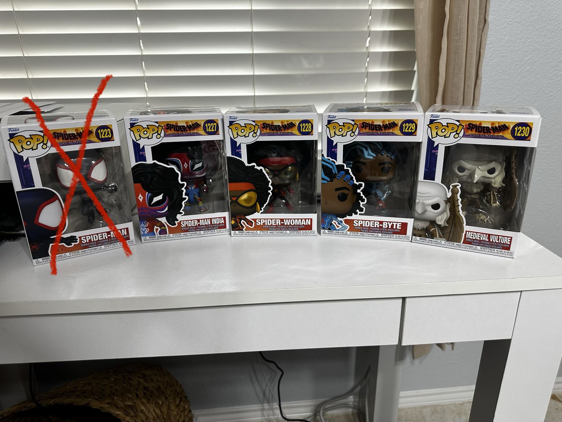 Spider-Man Across The Spiderverse Funko Pops