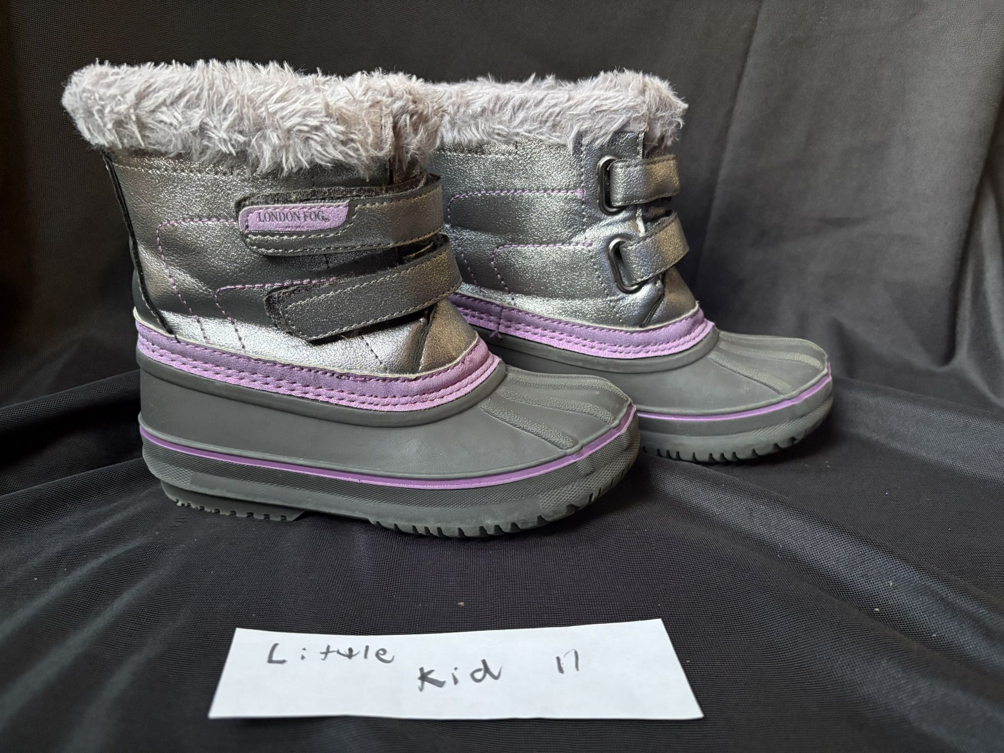 London Fog Kids Snow Boots Size 11