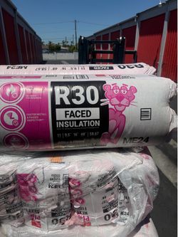 Owens Corning R-30 Faced Fiberglass Insulation Batt 16 in. x 48 in. (1 Bag) 14 bag