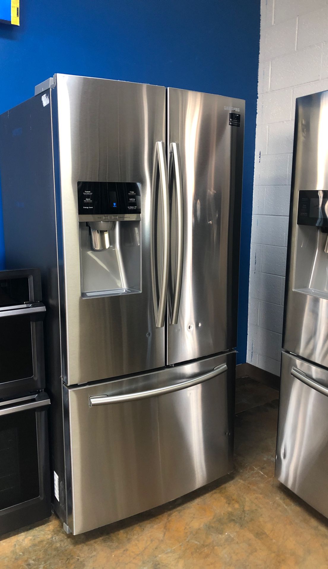 Samsung refrigerator stainless steel refrigerator 33 inches wide