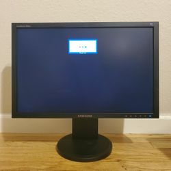 Samsung SyncMaster 204BW 20" LCD monitor