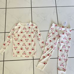 New Girls Pajamas Set Size 5