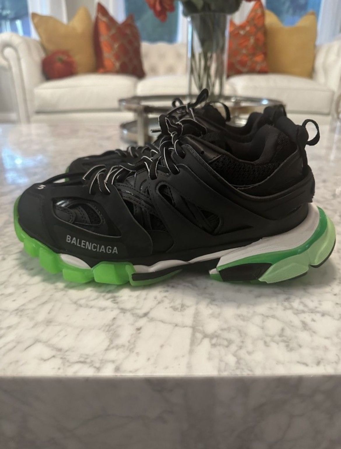 Black Balenciaga Track Runners