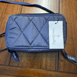 Vera Bradley Ultralight RFID 3-n-1 Crossbody Scroll Navy
