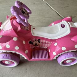 Minnie Mouse Motorized Riding Car For Kids