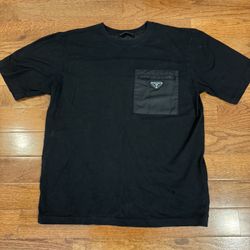 Prada Nylon Pocket T-Shirt 