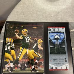 GREENBAY Aaron Rodgers Plaque