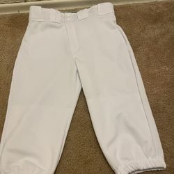 Easton Pro + Knicker Adult M 31”-32”White Green Baseball Softball Pants