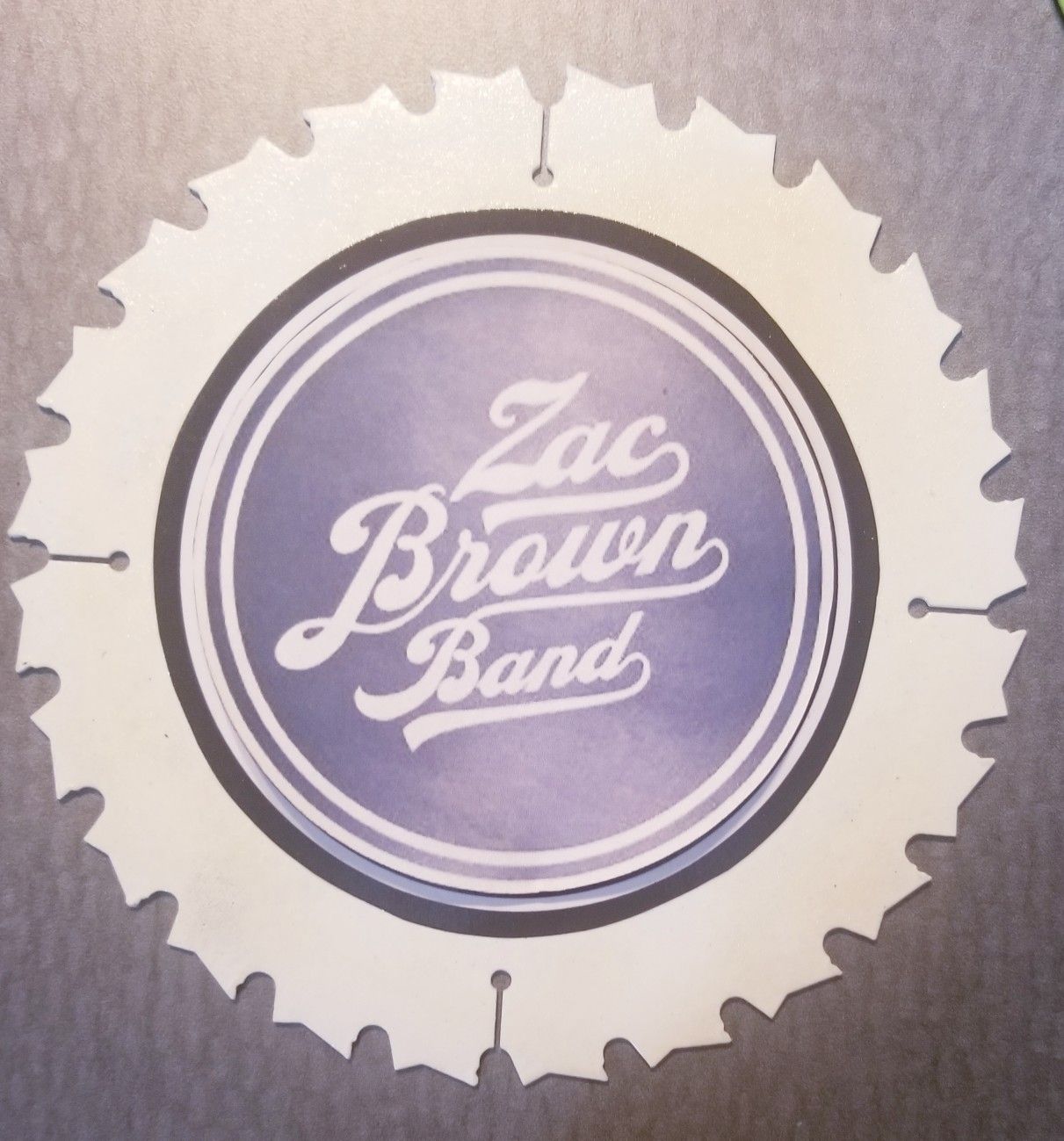 Zac Brown Band Decorative Saw Blade