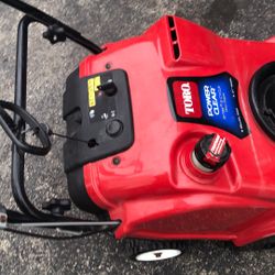 Toro, two cycle snowblower for sale