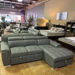 Sectional Pull Out Bed With Storage