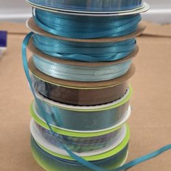 10  Craft  Ribbons Multiple Colors