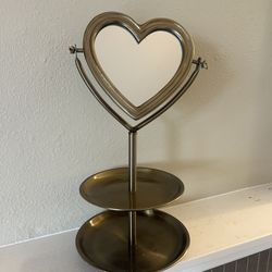 heart jewelry stand