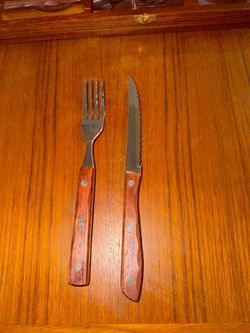 Exxent (by Merx) 8-Piece Steak Knife & Fork Set – Brand New in Wooden Box