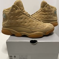 Jordan 13 Retro Wheat 2017 Sz 8 OG ALL GREAT CONDITION 