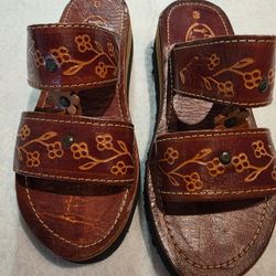 Women's Leather Sandals 
