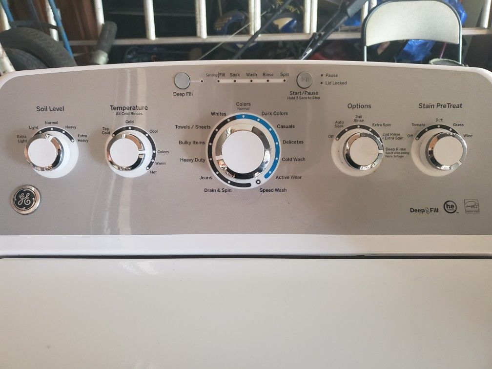 Washer and dryer gas