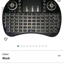 Upgraded)Rii 2.4GHz Mini Wireless Keyboard with Touchpad,QWERTY,LED Backlit,Portable Keyboard for laptop/PC/Tablets/Windows/Mac/TV/Xbox/PS3/Raspberry
