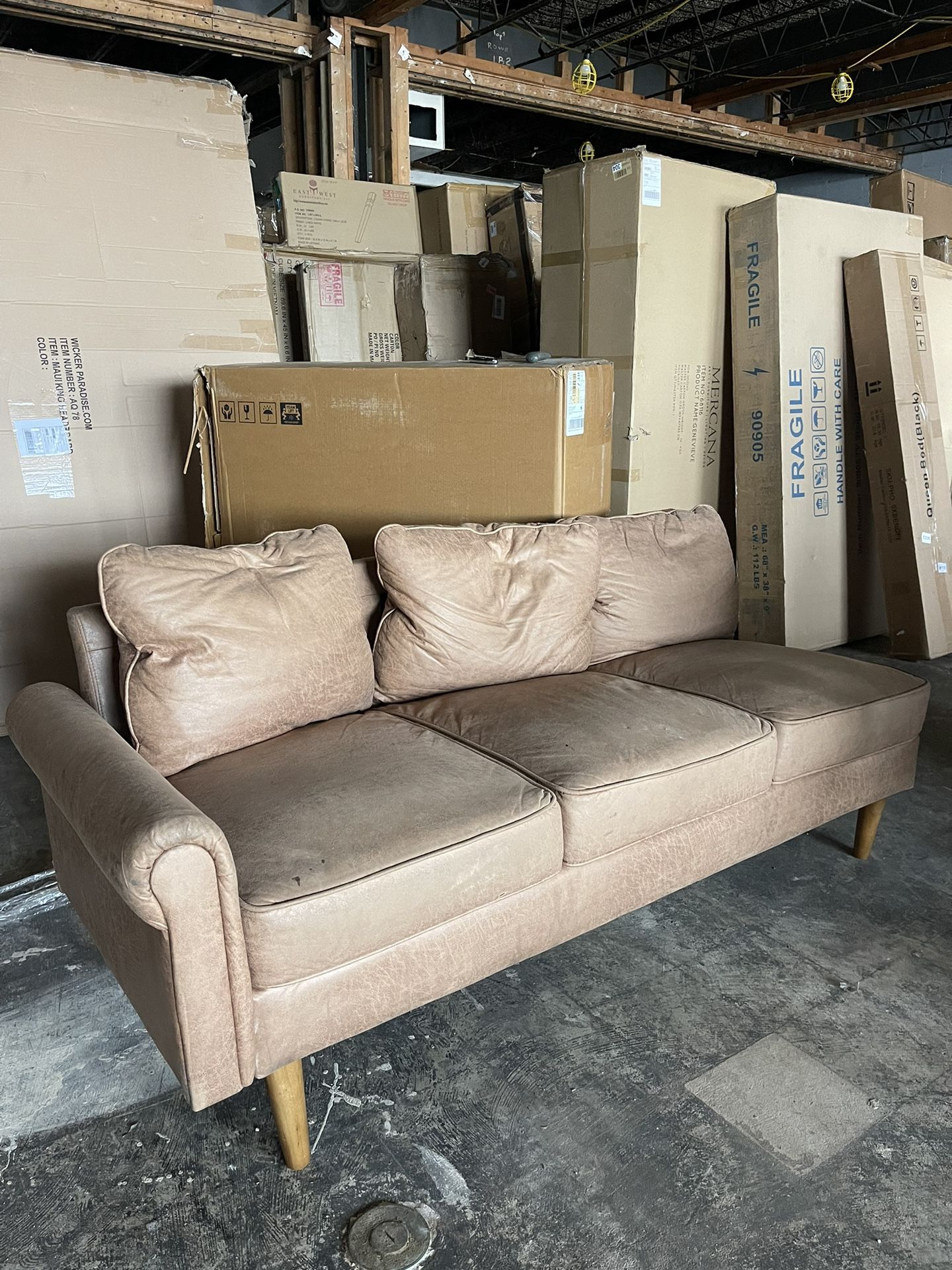 73” Sofa (missing arm)
