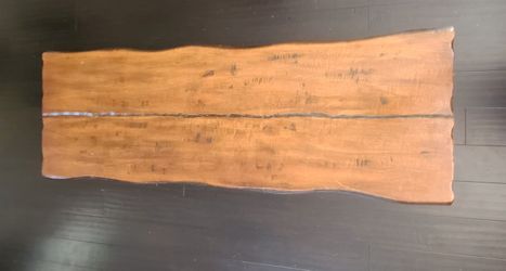 46x15 Hardwood Slab Bench