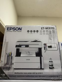 Epson EcoTank ET-M3170 Wireless Monochrome All-In-One Ink Tank Printer NEW!