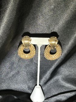 Gold Tone earrings