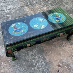 Cloisonne Lacquered Table