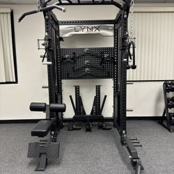 LYNX Fitness All In One Squat Rack, Functional Trainer