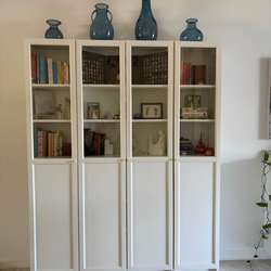 Beautiful enclosed shelving unit