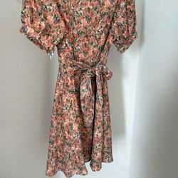 Cute Floral Mini Dress 