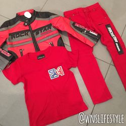Rockstar kids jean + jacket set