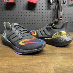 Adidas Ultraboost 22 Linear Energy Mens Black 11.5 Running Boost Cushion