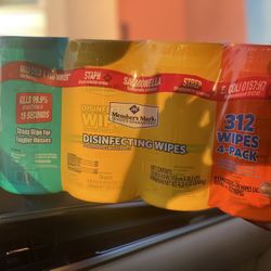 CLEANING WIPES 4 pack ONLY $20
