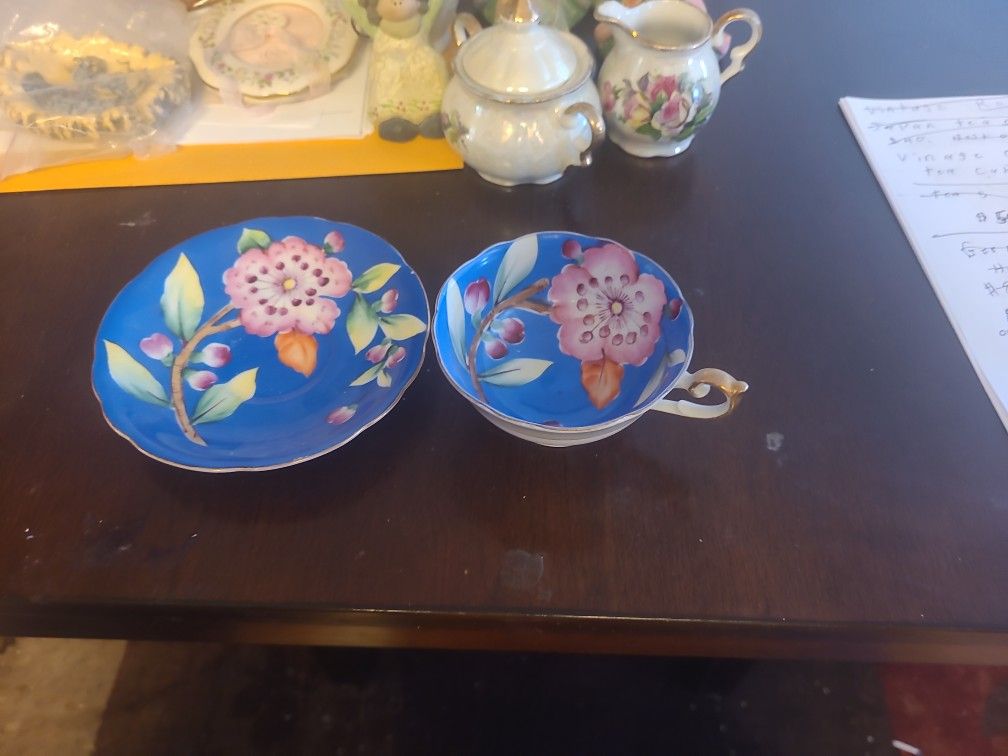 Vintage Tea Saucer And Cup