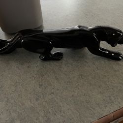 Vintage Ceramic Black Panther
