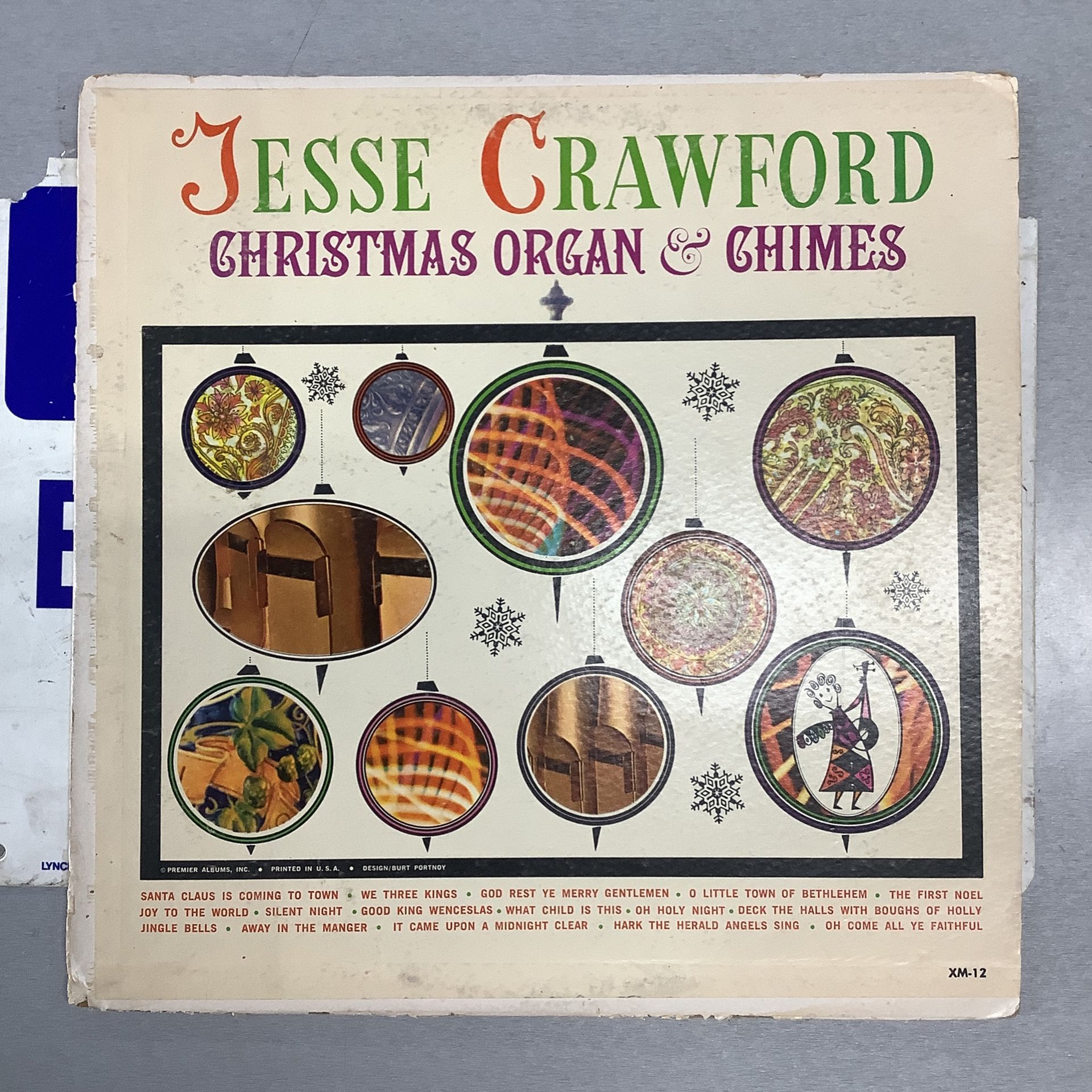 Jesse Crawford Christmas Organ & Chimes Vinyl