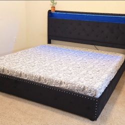 King Size Bed Frame With Matress