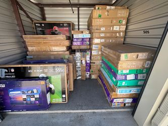 Auction Unit 505 7/19 - Flat screen TV's